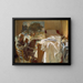 Un artista nel suo studio - John Singer Sargent — quadro incorniciato alla parete