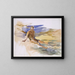 Badende in Florida - John Singer Sargent — gerahmtes Bild an der Wand