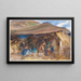 Bedouin Tent Painting - John Singer Sargent — framed artwork on a wall