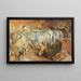 Pferdebusse in Jerusalem - John Singer Sargent — gerahmtes Bild an der Wand