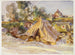 Camp mit Ambulanz - John Singer Sargent — Ansicht des Kunstwerks