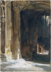 Interno di cattedrale - John Singer Sargent — vista dell’opera