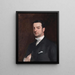 Cornelius Vanderbilt II - John Singer Sargent — quadro incorniciato alla parete