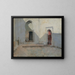 Innenhof in Tétouan, Marokko - John Singer Sargent — gerahmtes Bild an der Wand
