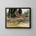 Zypresse am Gardasee in San Vigilio - John Singer Sargent — gerahmtes Bild an der Wand