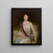 Grace Elvina Marquise Curzon de Kedleston - John Singer Sargent — gerahmtes Bild an der Wand