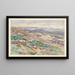 in Sizilien - John Singer Sargent — gerahmtes Bild an der Wand