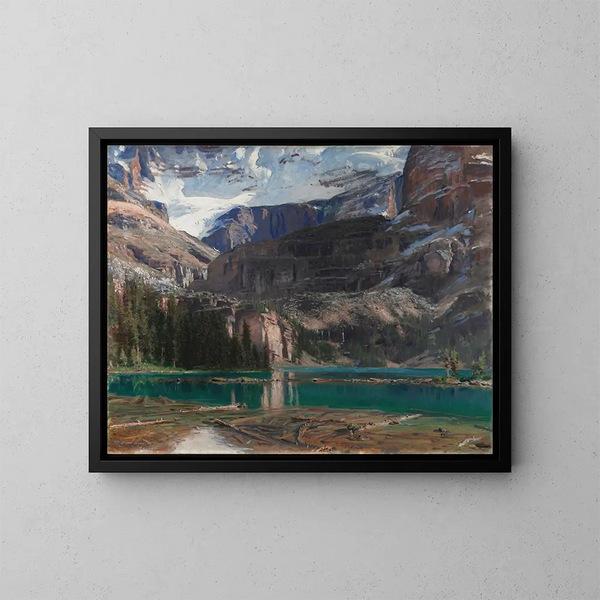Lac O'Hara - John Singer Sargent — gerahmtes Bild an der Wand