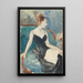 Madame Gautreau Madame X - John Singer Sargent — gerahmtes Bild an der Wand