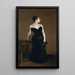 Madame X Madame Pierre Gautreau - John Singer Sargent — gerahmtes Bild an der Wand