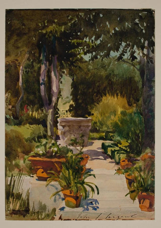John Singer Sargent - Mrs Thayers Garden Massachusetts.webp