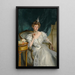 Mme William George Raphael - John Singer Sargent — gerahmtes Bild an der Wand