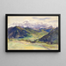 Vallée ouverte, Dolomiti - John Singer Sargent — quadro incorniciato alla parete
