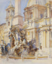 Piazza Navona Roma - John Singer Sargent — vista dell’opera