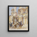 Piazza Navona Roma - John Singer Sargent — quadro incorniciato alla parete
