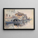 Ponte Panada Fondamenta Nuove Venezia - John Singer Sargent — quadro incorniciato alla parete