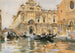 Rio dei Mendicanti, Venedig - John Singer Sargent — Ansicht des Kunstwerks
