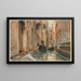 Rio di San Salvatore Venise - John Singer Sargent — quadro incorniciato alla parete