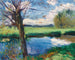 Flussufer bei Oxford - John Singer Sargent — Ansicht des Kunstwerks