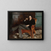Robert Louis Stevenson - John Singer Sargent — gerahmtes Bild an der Wand