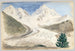 Gletscher von Roseg Pontresina - John Singer Sargent — Ansicht des Kunstwerks