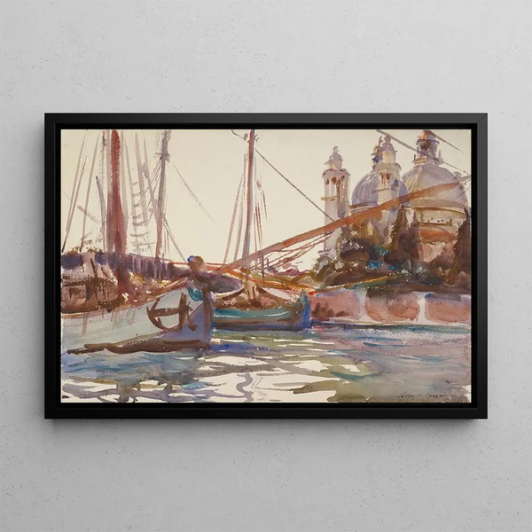 John Singer Sargent - Santa Maria della Salute Venice.webp