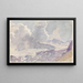 Himmel und Berge - John Singer Sargent — gerahmtes Bild an der Wand