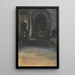 Spanisches Kircheninnenraum-Gemälde - John Singer Sargent — gerahmtes Bild an der Wand