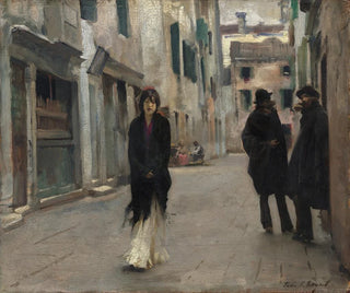 John Singer Sargent - Street in Venice.webp