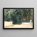 Terrace et jardins - John Singer Sargent — framed artwork on a wall