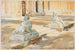 Die Terrasse in La Granja - John Singer Sargent — Ansicht des Kunstwerks
