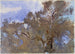 Cime d'alberi contro il cielo - John Singer Sargent — vista dell’opera