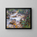 Bach mit Forellen im Tirol - John Singer Sargent — gerahmtes Bild an der Wand