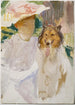 Frau mit Collie - John Singer Sargent — Ansicht des Kunstwerks
