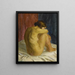 Nu che guarda indietro - John Sloan — quadro incorniciato alla parete