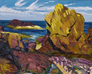 Roche jaune à Gloucester - John Sloan — Ansicht des Kunstwerks