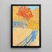 Winterlandschaft - John Sten — gerahmtes Bild an der Wand