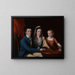 di Jonathan Trumbull Jr con Mme Trumbull Eunice Backus e Faith Trumbull - John Trumbull — quadro incorniciato alla parete