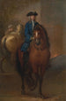 A young gentleman mounting a trained horse - John Vanderbank — artwork view