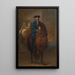 A young gentleman mounting a trained horse - John Vanderbank — framed artwork on a wall