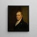 Oliver Wolcott Jr. - John Vanderlyn — gerahmtes Bild an der Wand