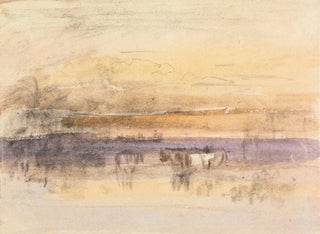 John Varley - Cattle Watering at Sunset.webp