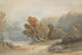 Landschaft mit See und Figur - John Varley — Ansicht des Kunstwerks