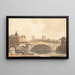 Vue de York - John Varley — gerahmtes Bild an der Wand