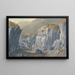 Les carrières d'ardoise à Bron Llwyd - John Warwick Smith — framed artwork on a wall