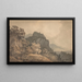 La Vallée d'Aoste, Piémont - John Warwick Smith — framed artwork on a wall