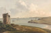 View from the Vidette near Hakin on Signal Hill, looking beyond Nangle Point and Thorn Island, Pembrokeshire - John Warwick Smith — artwork view