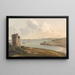 View from the Vidette near Hakin on Signal Hill, looking beyond Nangle Point and Thorn Island, Pembrokeshire - John Warwick Smith — framed artwork on a wall