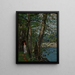 Les Sycomores - John Washington Love — gerahmtes Bild an der Wand