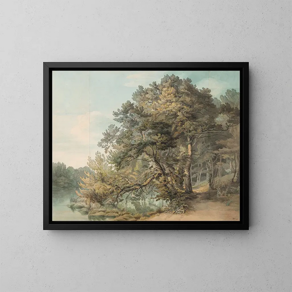 Peamore Devon - John White Abbott — quadro incorniciato alla parete